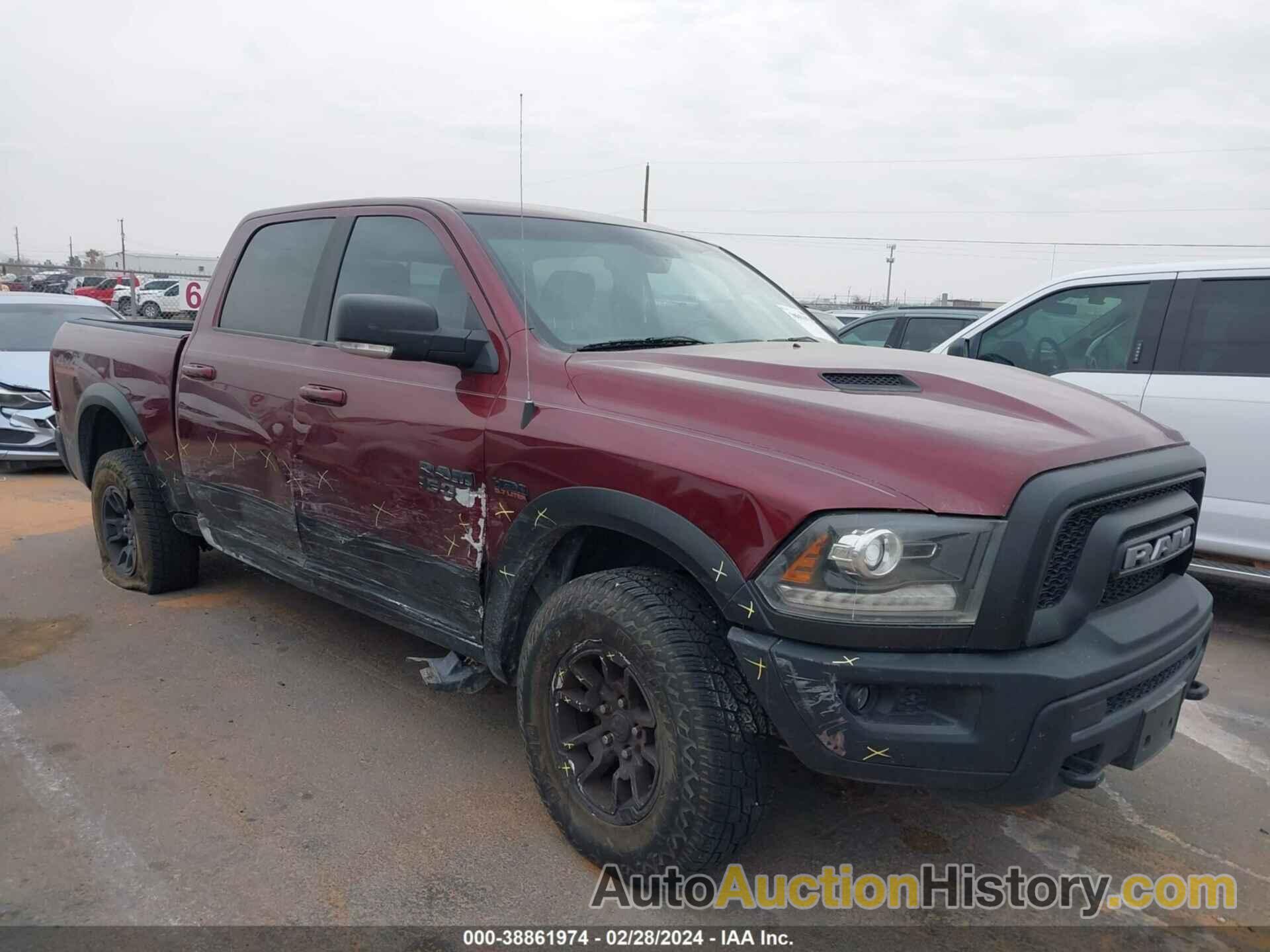 RAM 1500 REBEL  4X4 5'7 BOX, 1C6RR7YT6JS192364