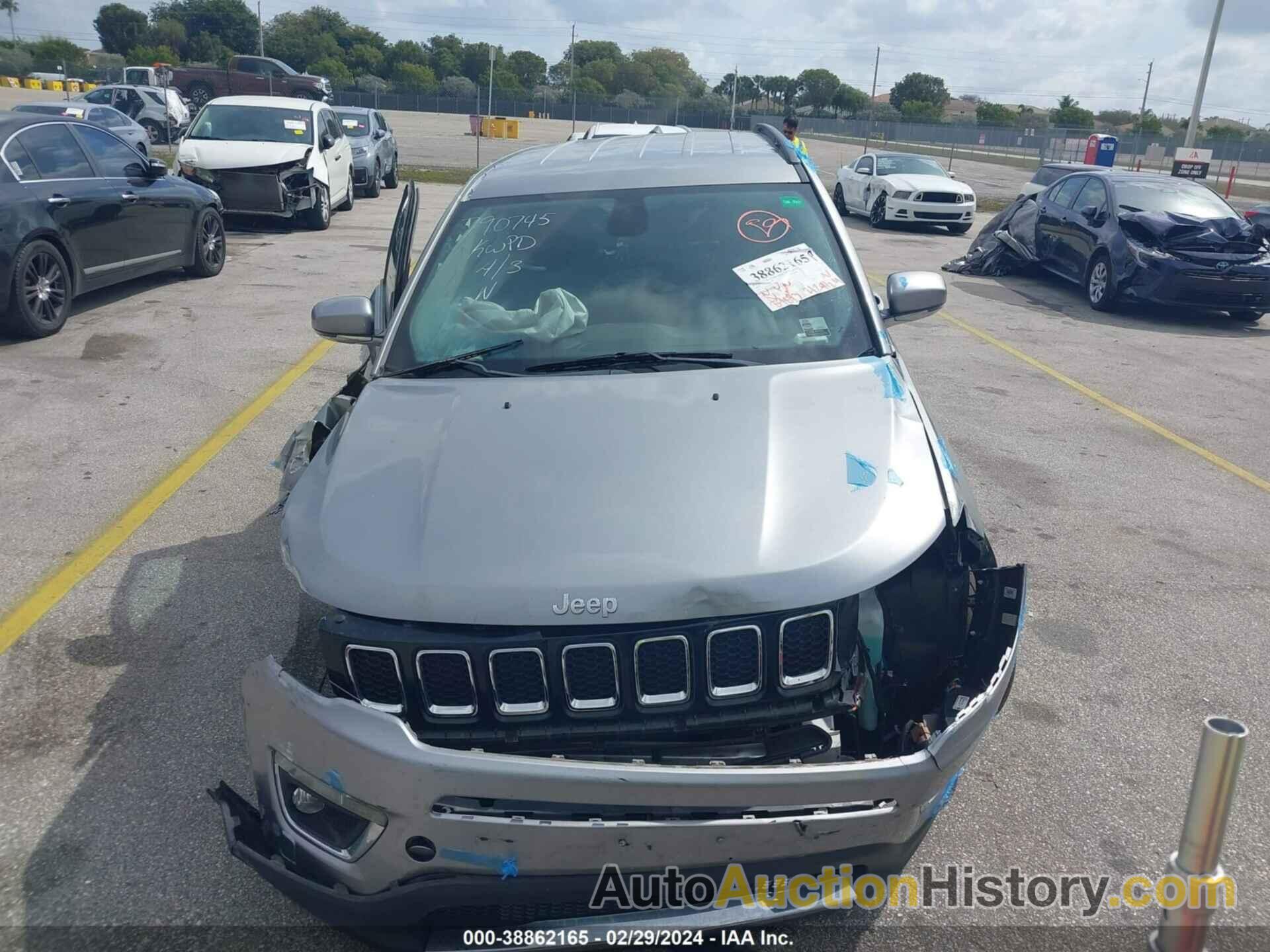 JEEP COMPASS LIMITED 4X4, 3C4NJDCB1KT790745