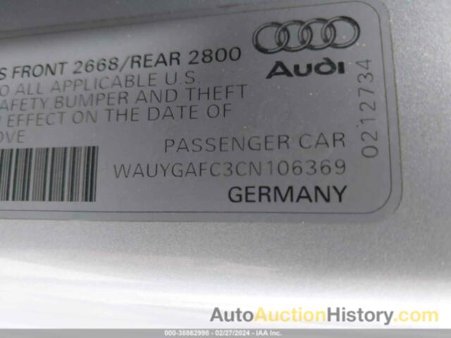 AUDI A7 PREMIUM, WAUYGAFC3CN106369