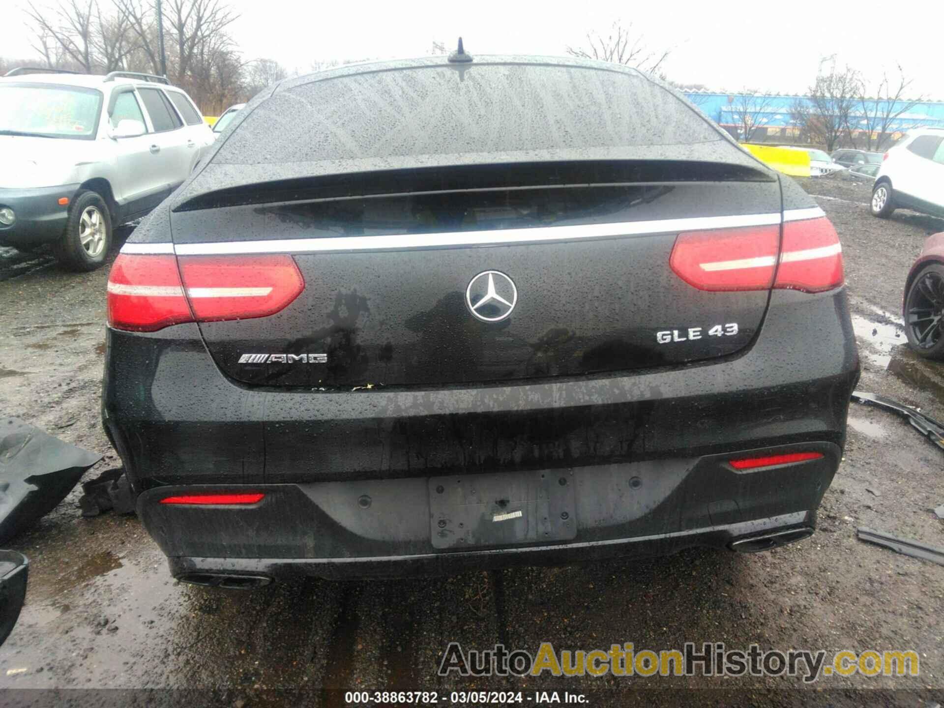 MERCEDES-BENZ AMG GLE 43 COUPE 4MATIC, 4JGED6EB3KA140835