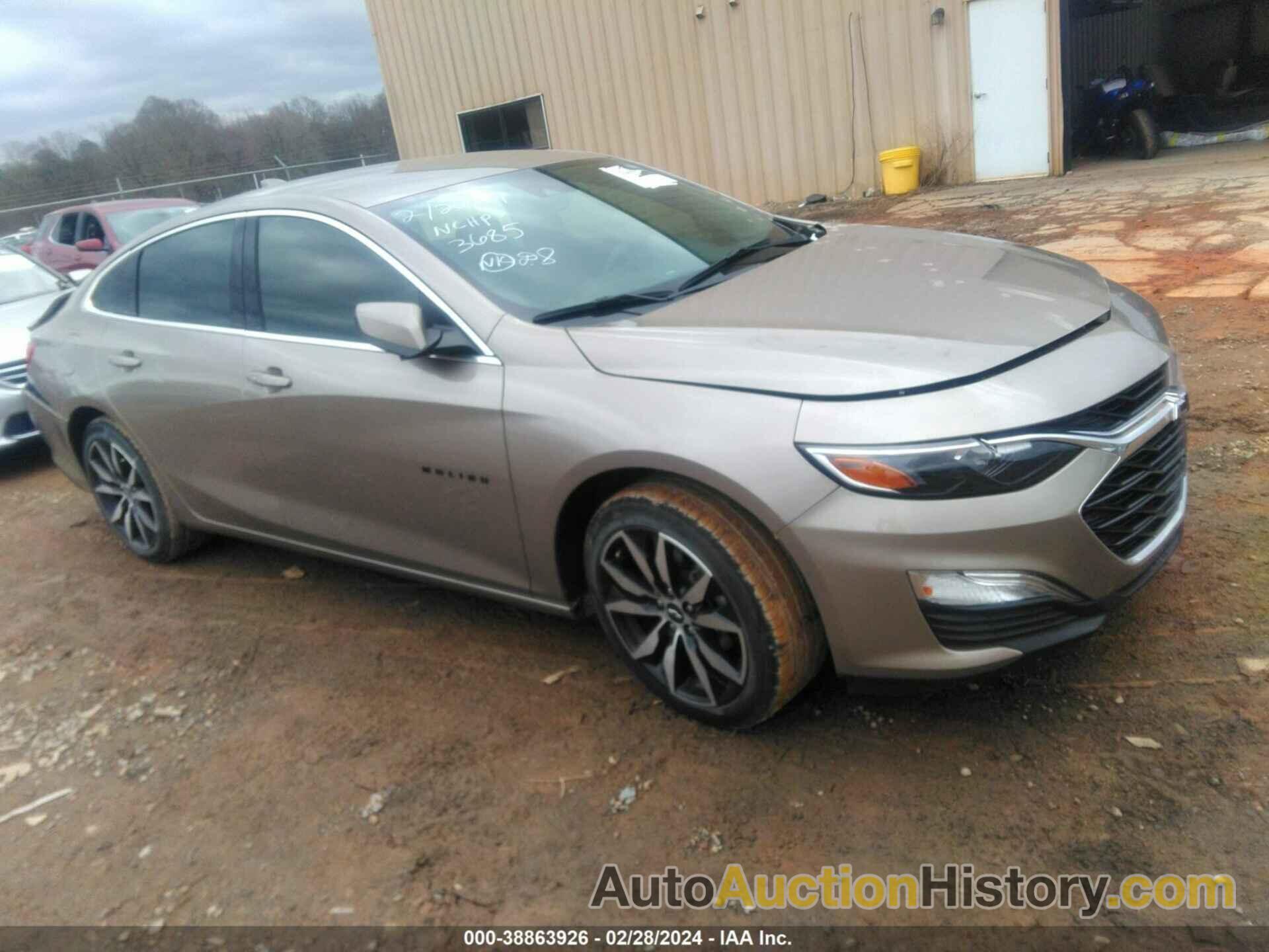 CHEVROLET MALIBU RS, 1G1ZG5ST3PF123685