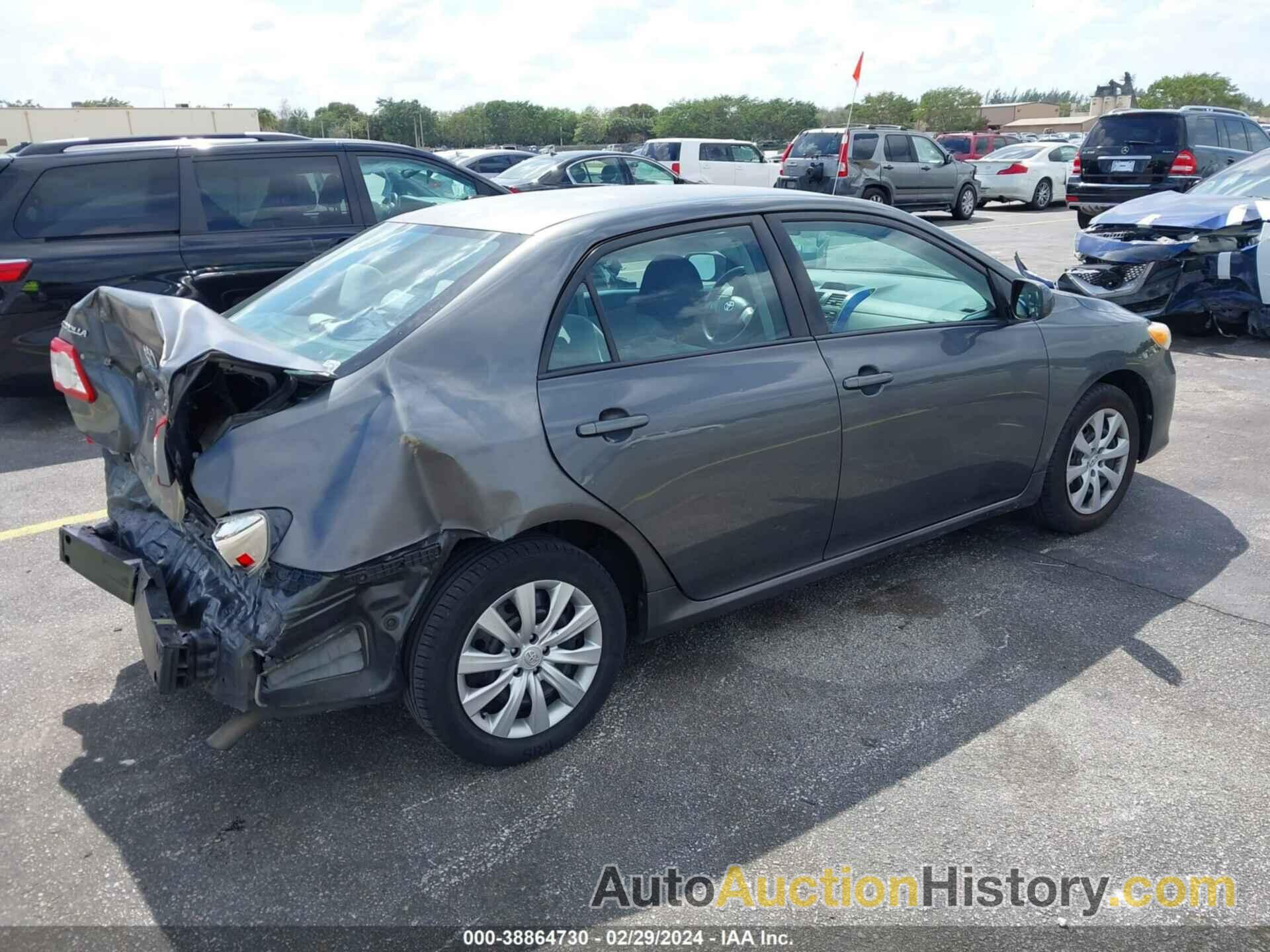 TOYOTA COROLLA LE, 2T1BU4EEXCC788157