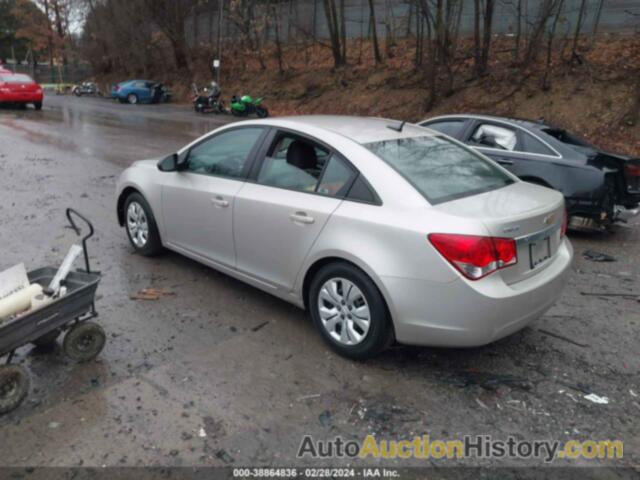 CHEVROLET CRUZE LS AUTO, 1G1PA5SG1D7303796