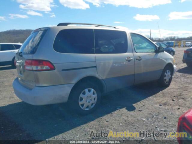 TOYOTA SIENNA LE, 4T3ZF13C93U511630