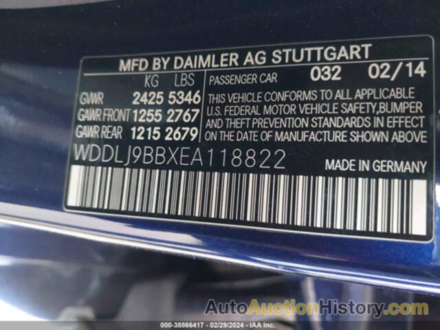 MERCEDES-BENZ CLS 550 4MATIC, WDDLJ9BBXEA118822