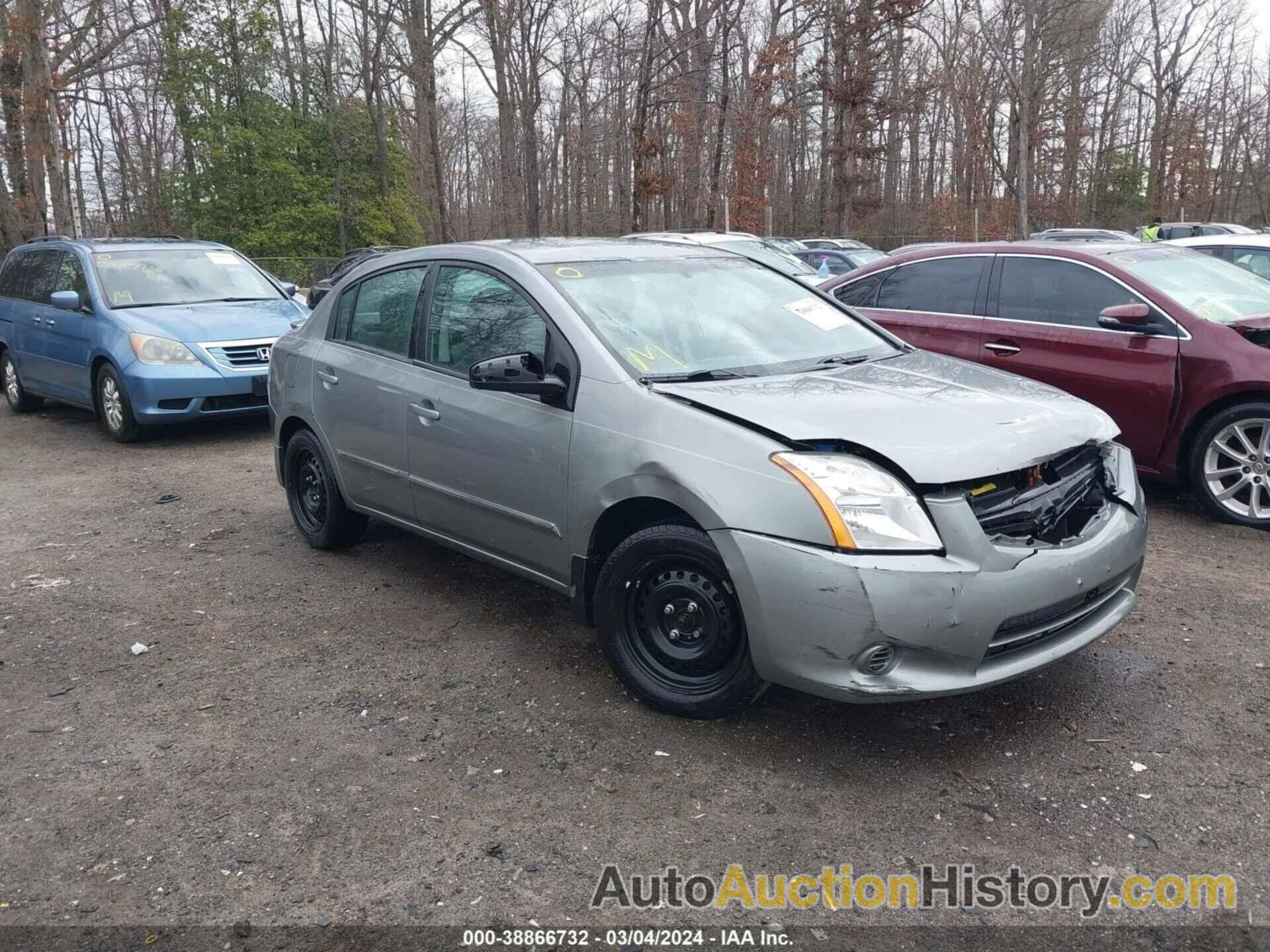 NISSAN SENTRA 2.0 S, 3N1AB6AP9CL769717