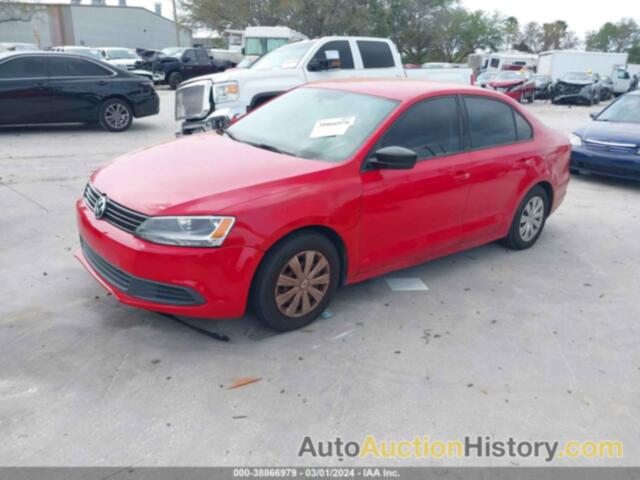 VOLKSWAGEN JETTA S, 3VW2K7AJ6EM392891