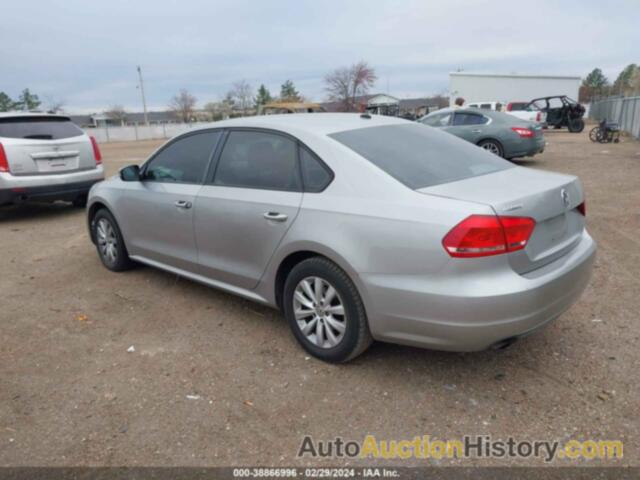 VOLKSWAGEN PASSAT 2.5L S, 1VWAH7A39DC028931