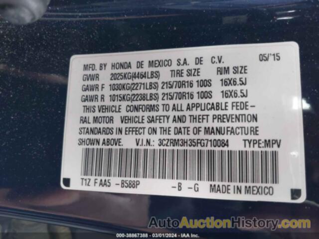 HONDA CR-V LX, 3CZRM3H35FG710084