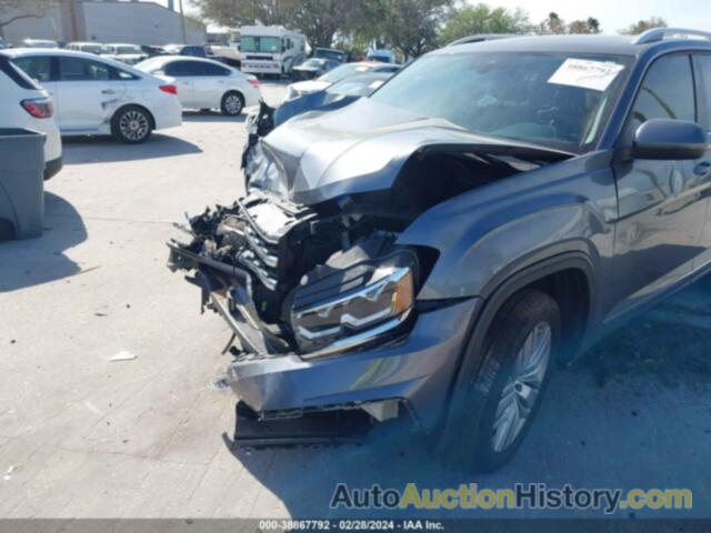 VOLKSWAGEN ATLAS 3.6L V6 SEL, 1V2ER2CA7KC519297