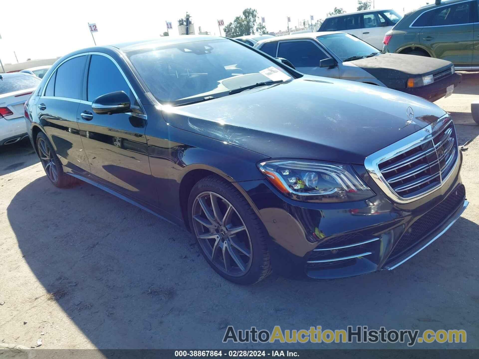 MERCEDES-BENZ S 450 4MATIC, WDDUG6GB5JA413900