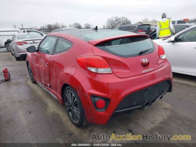 HYUNDAI VELOSTER TURBO, KMHTC6AE6GU263867