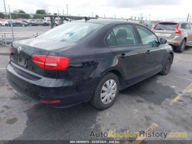 VOLKSWAGEN JETTA 2.0L S, 3VW1K7AJ5FM293248