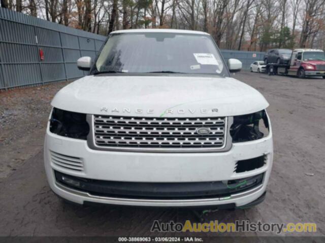 LAND ROVER RANGE ROVER 3.0L V6 SUPERCHARGED HSE, SALGS2VF8FA206745