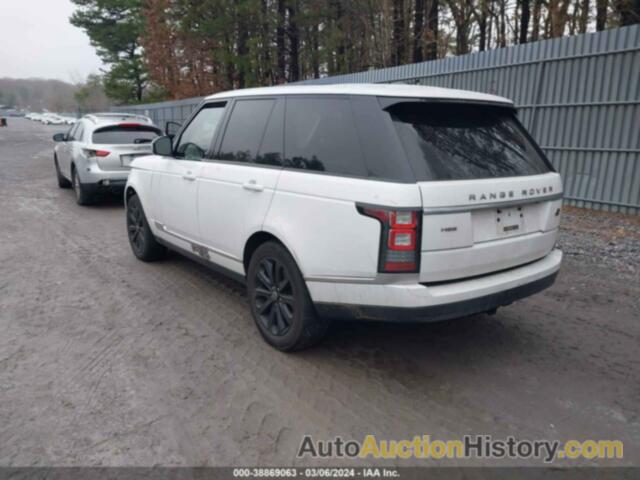 LAND ROVER RANGE ROVER 3.0L V6 SUPERCHARGED HSE, SALGS2VF8FA206745