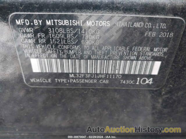 MITSUBISHI MIRAGE G4 ES, ML32F3FJ1JHF11170