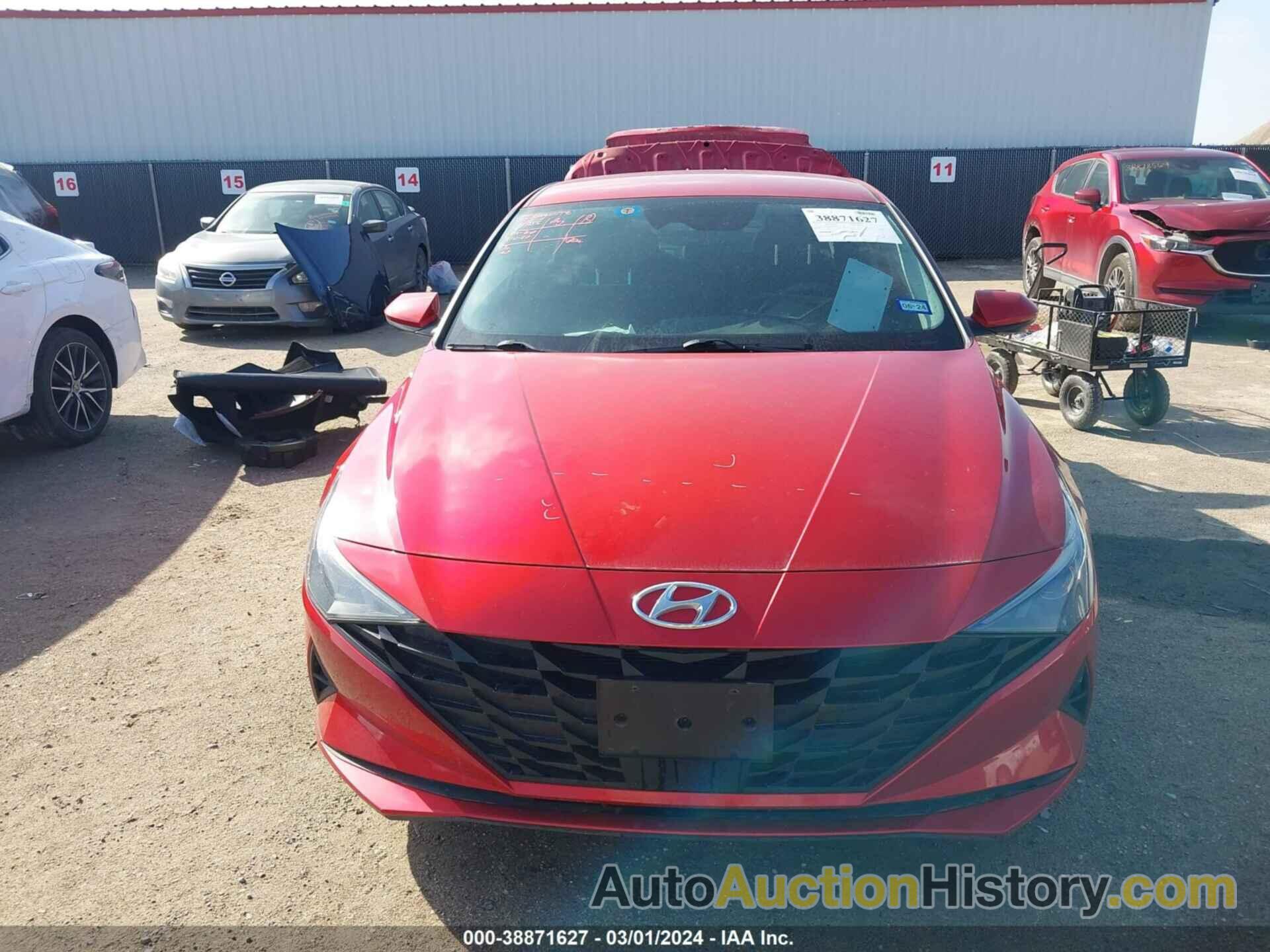 HYUNDAI ELANTRA SEL, 5NPLS4AG8MH042340