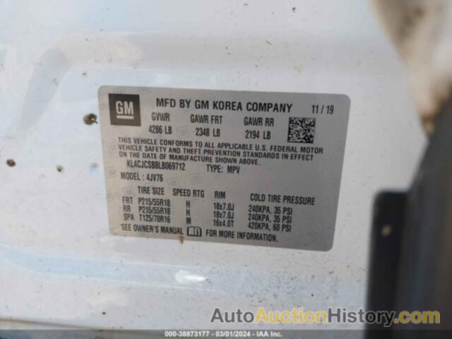 BUICK ENCORE FWD ESSENCE, KL4CJCSB8LB069712