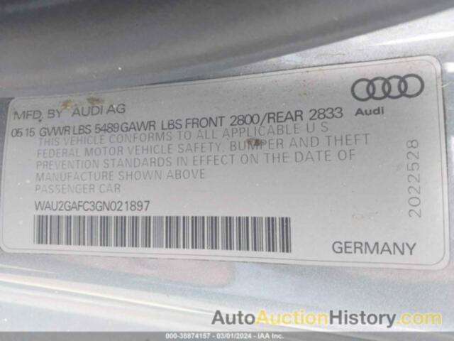 AUDI A7 3.0T PREMIUM PLUS, WAU2GAFC3GN021897