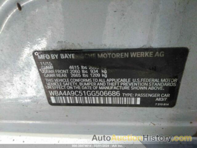 BMW 428I GRAN COUPE, WBA4A9C51GG506686