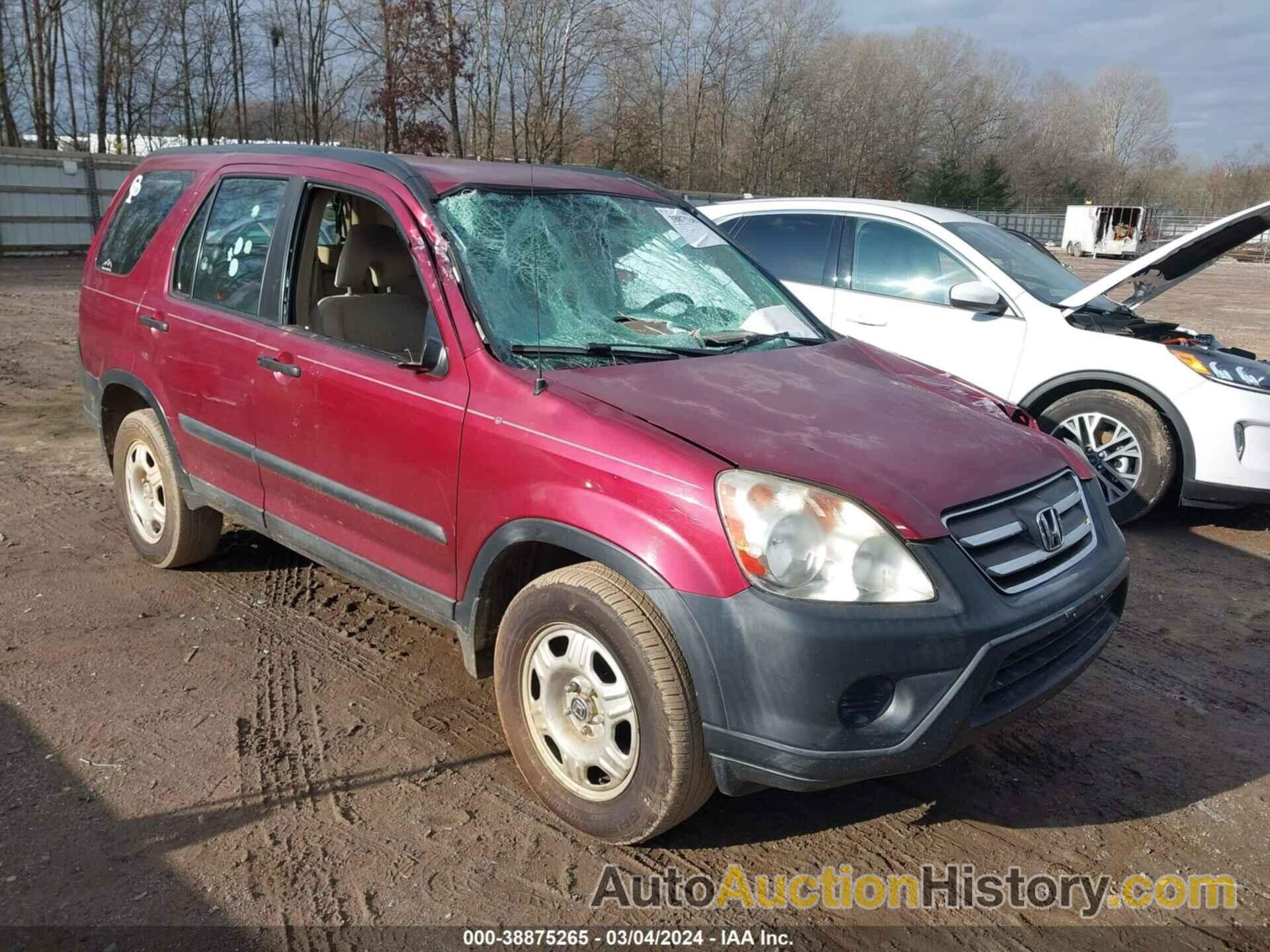 HONDA CR-V LX, SHSRD68505U30569