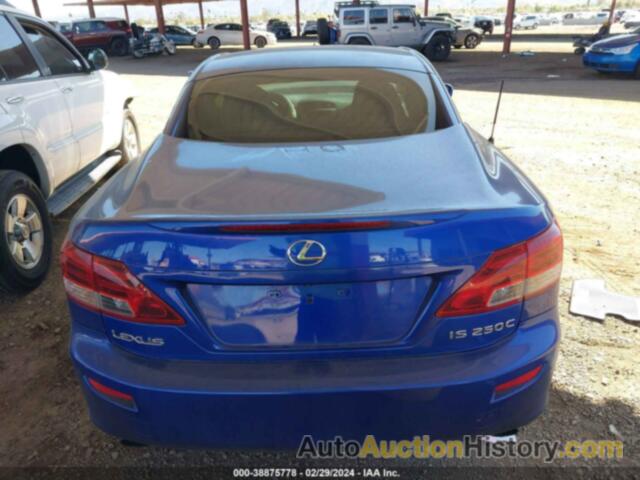 LEXUS IS 250C, JTHFF2C27A2514028