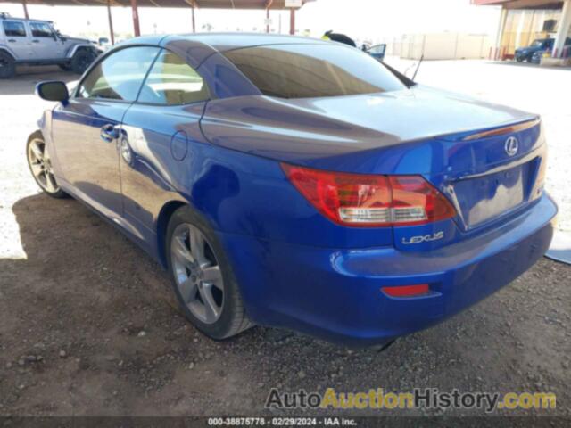 LEXUS IS 250C, JTHFF2C27A2514028