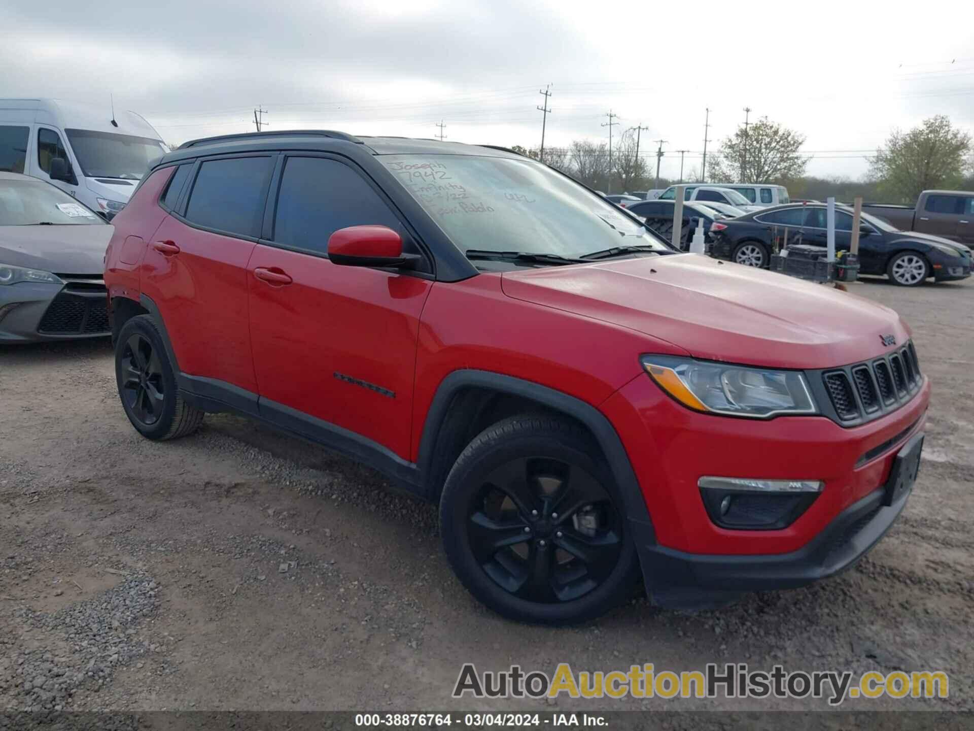 JEEP COMPASS LATITUDE, 3C4NJCBB6KT613331