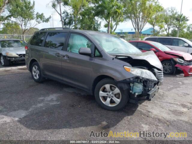 TOYOTA SIENNA LE V6 8 PASSENGER, 5TDKK3DCXCS178007