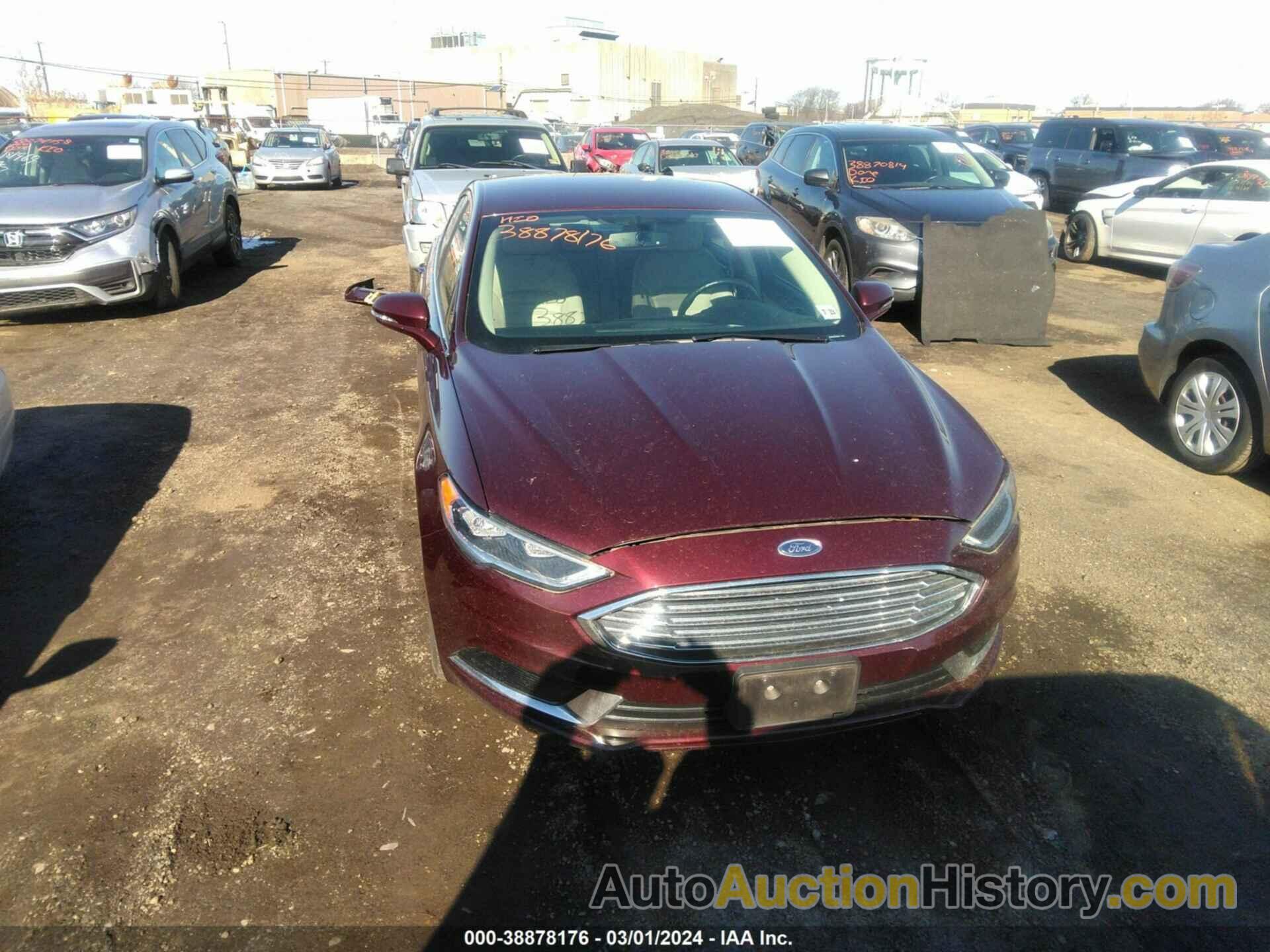 FORD FUSION SE, 3FA6P0HD0JR251041