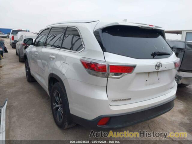 TOYOTA HIGHLANDER XLE, 5TDKKRFH5GS160614