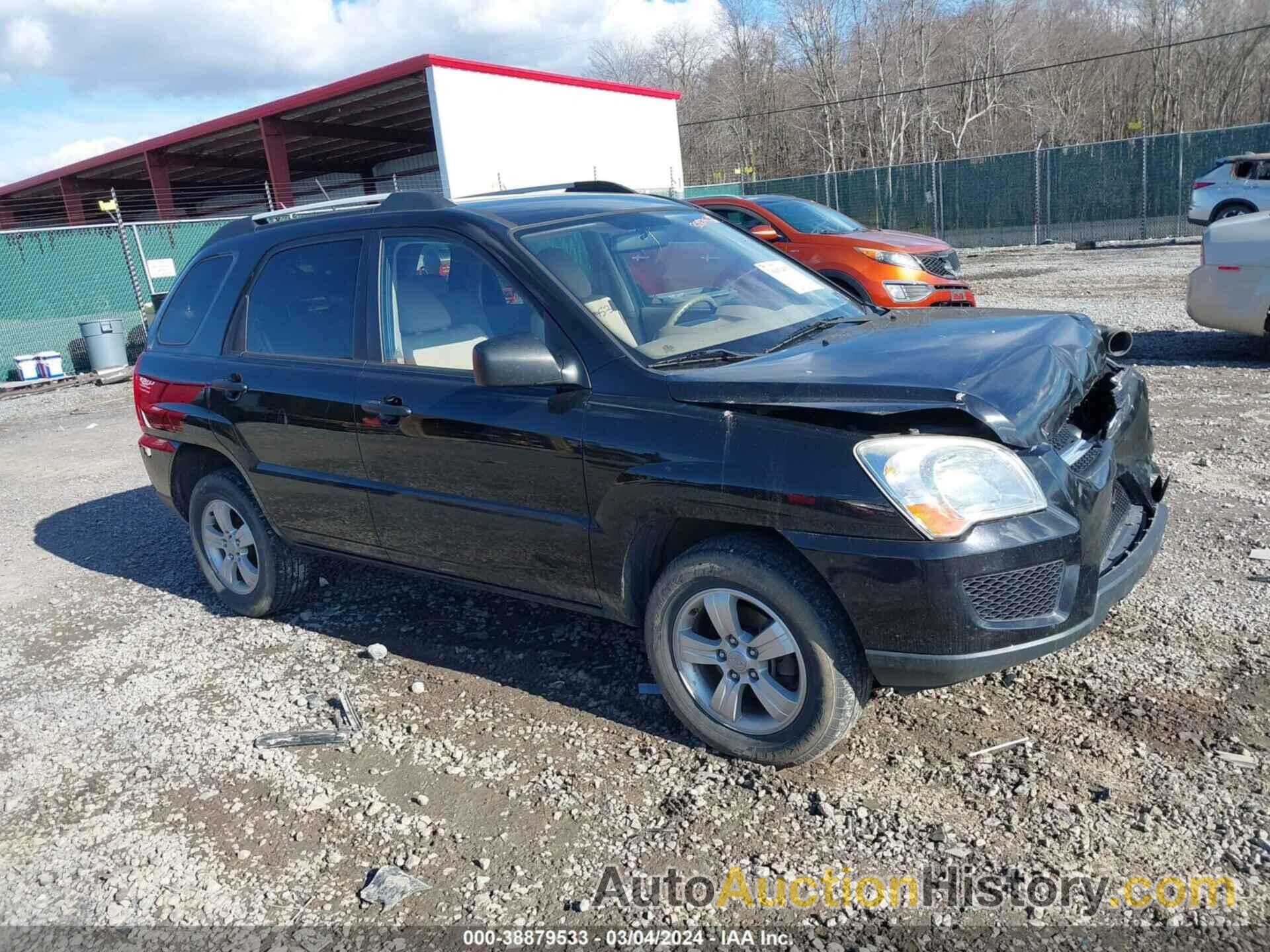 KIA SPORTAGE LX, KNDKG3A42A7691998