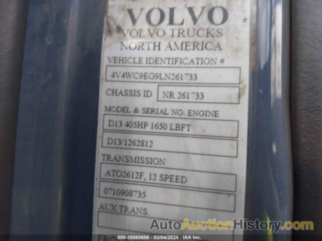 VOLVO VNR, 4V4WC9EG9LN261733