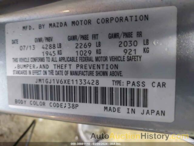 MAZDA MAZDA6, JM1GJ1V6XE1133428