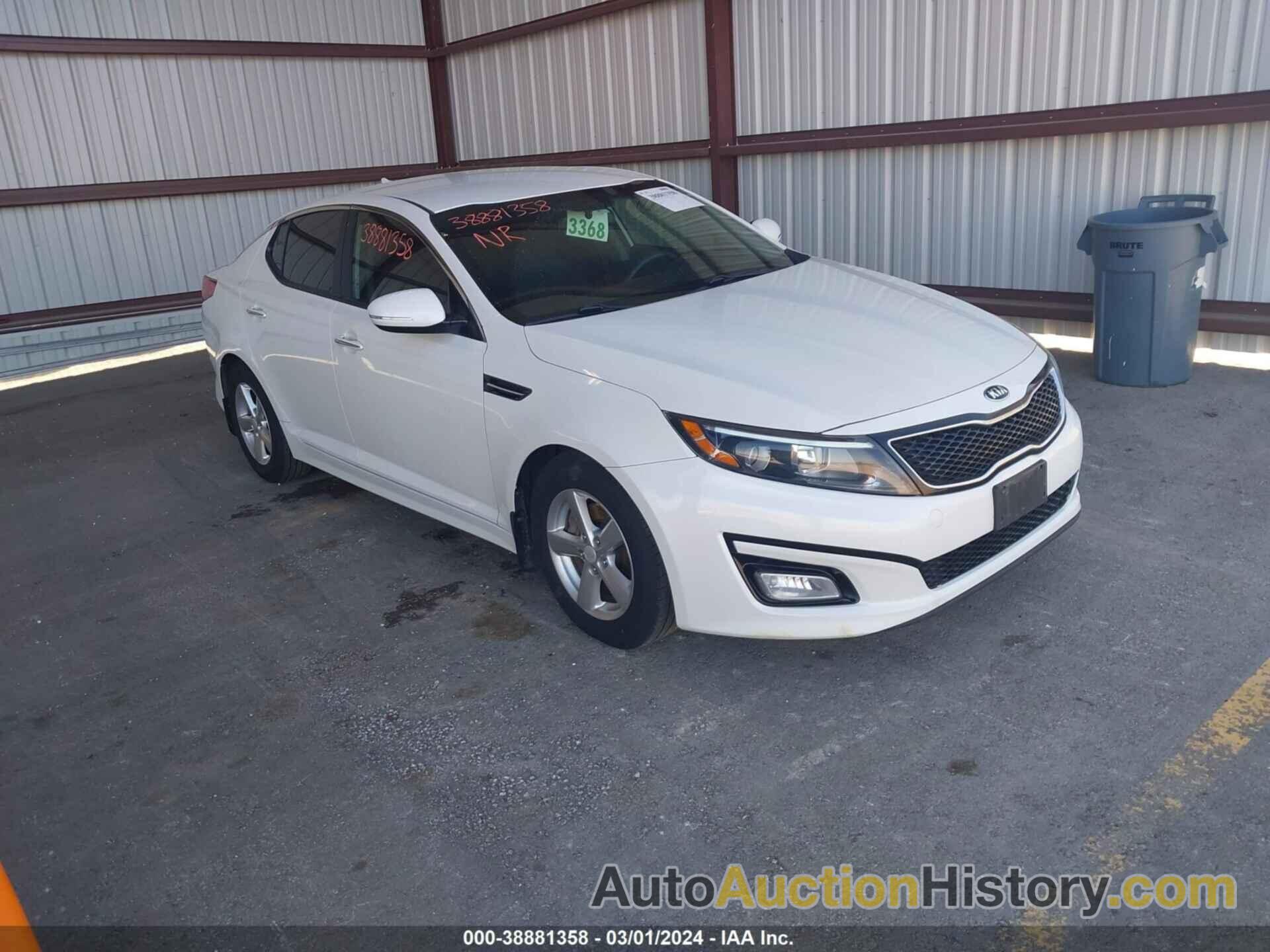 KIA OPTIMA LX, KNAGM4A73F5623174