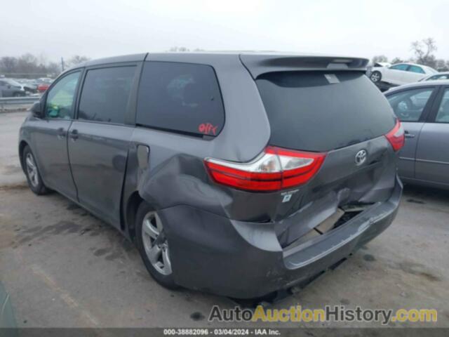 TOYOTA SIENNA L 7 PASSENGER, 5TDZZ3DC9HS868901