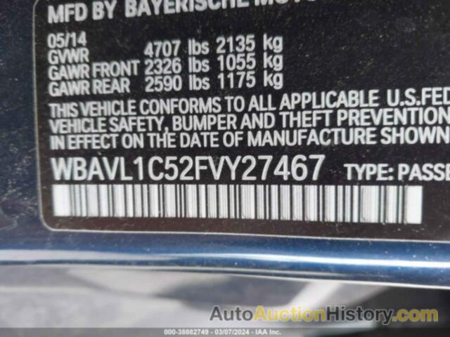 BMW X1 XDRIVE28I, WBAVL1C52FVY27467
