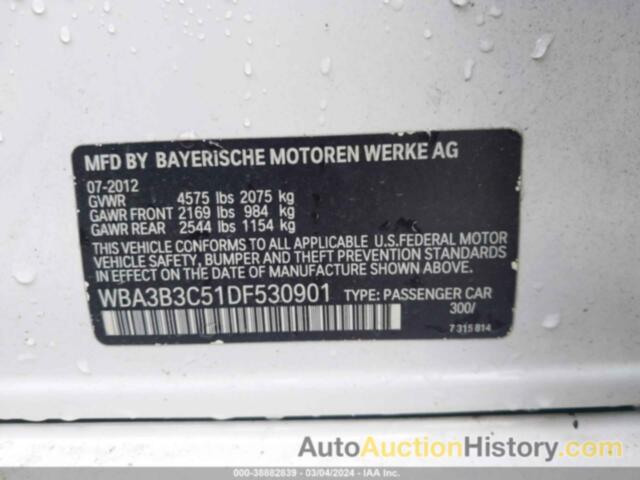 BMW 328I XDRIVE, WBA3B3C51DF530901