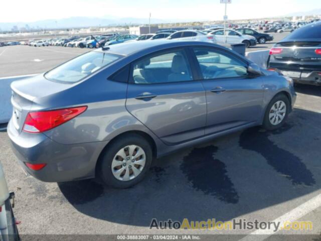 HYUNDAI ACCENT SE, KMHCT4AE4GU013712