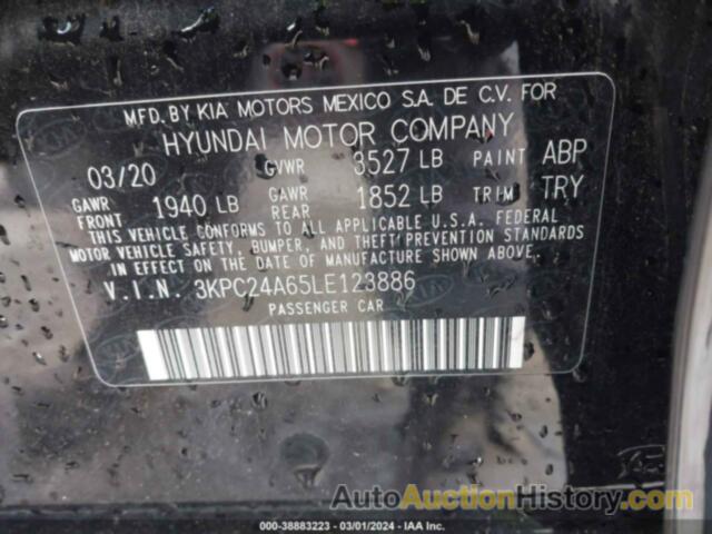 HYUNDAI ACCENT SE, 3KPC24A65LE123886