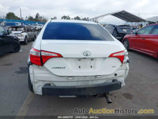 TOYOTA COROLLA L/LE/LE PLS/PRM/S/S PLS, 5YFBURHE2EP065544