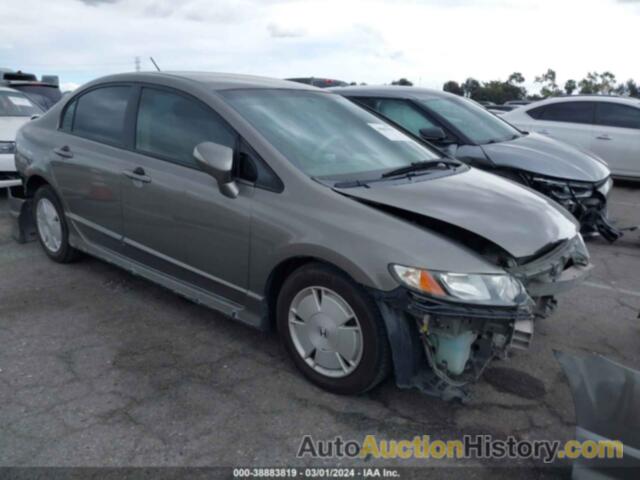 HONDA CIVIC HYBRID, JHMFA36297S001288