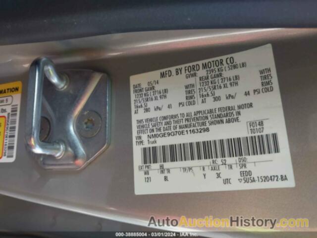 FORD TRANSIT CONNECT TITANIUM, NM0GE9G70E1163298