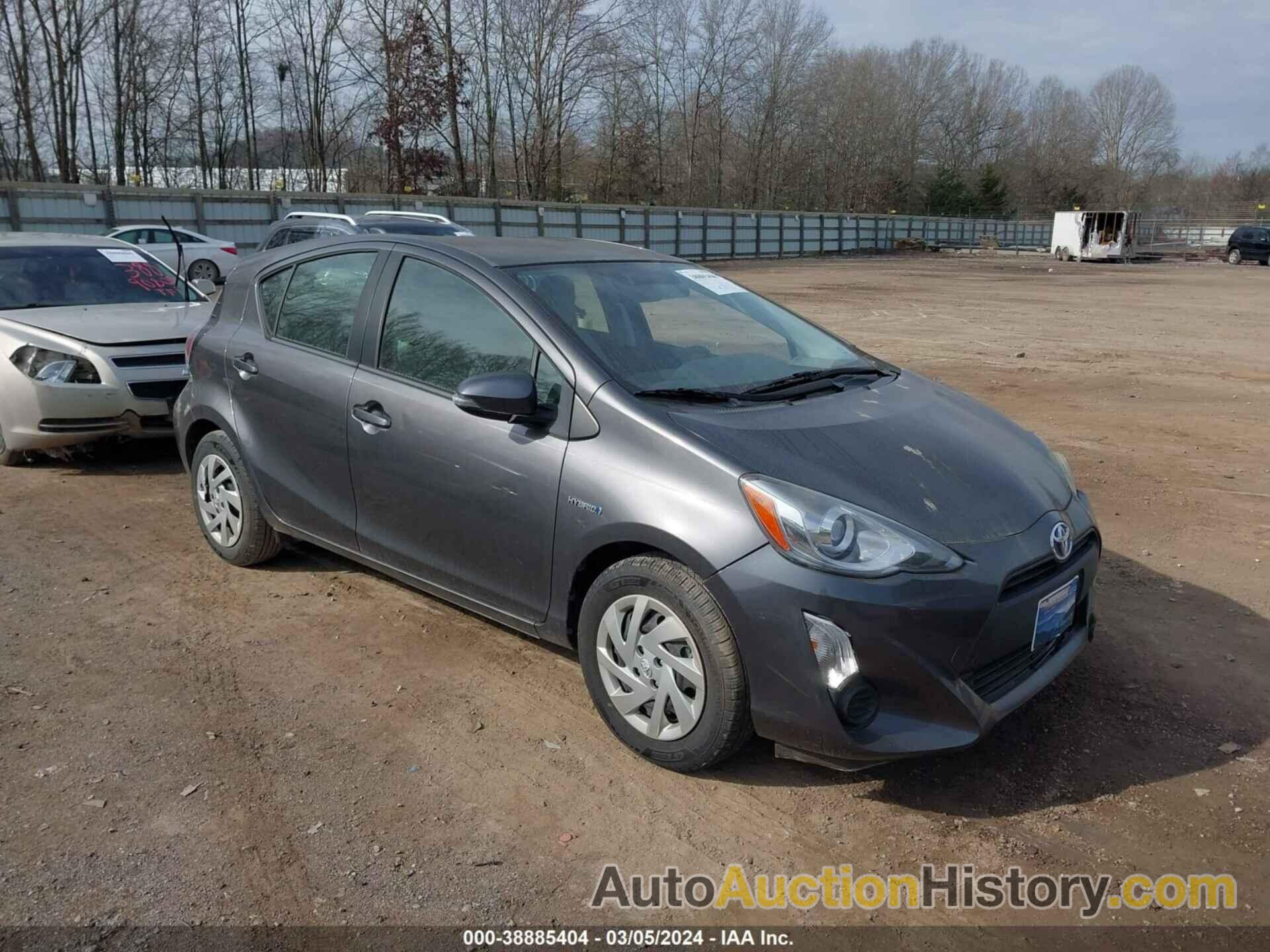 TOYOTA PRIUS C ONE, JTDKDTB38F1107029