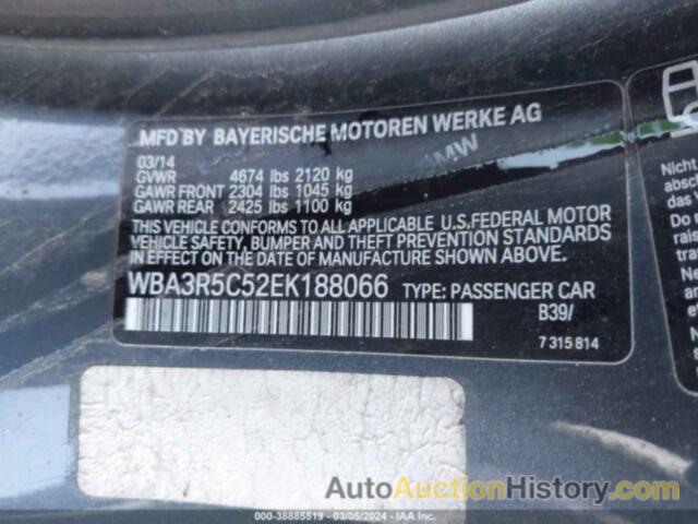 BMW 435I XDRIVE, WBA3R5C52EK188066