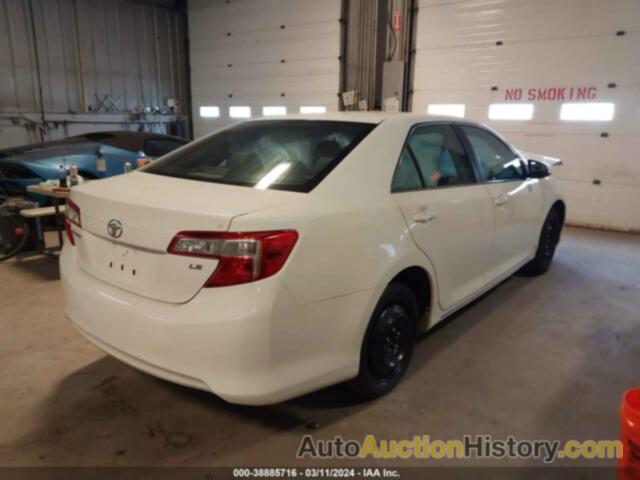 TOYOTA CAMRY LE, 4T4BF1FK3CR186914