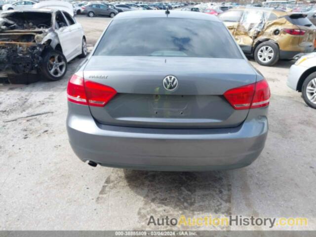 VOLKSWAGEN PASSAT 2.5L S, 1VWAP7A37DC118131