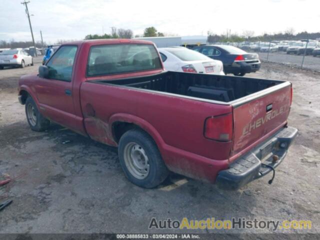 CHEVROLET S-10 FLEETSIDE, 1GCCS1442WK269897