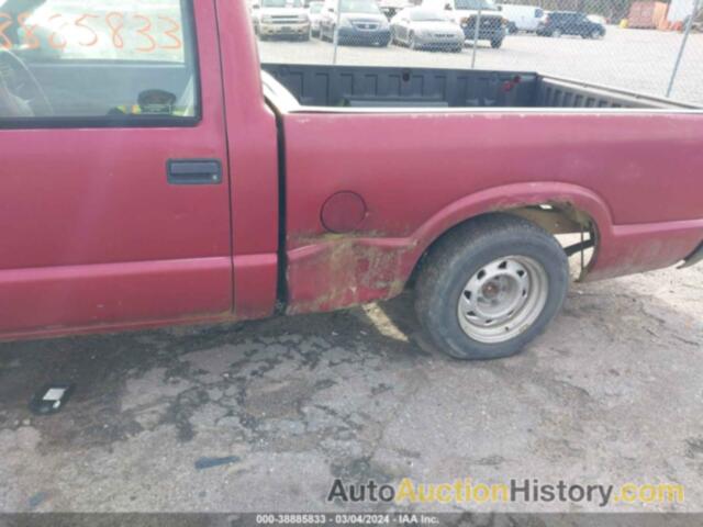 CHEVROLET S-10 FLEETSIDE, 1GCCS1442WK269897