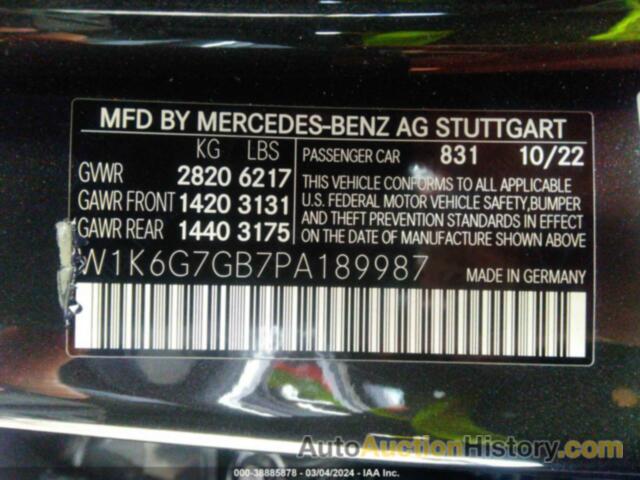 MERCEDES-BENZ S 580 4MATIC, W1K6G7GB7PA189987